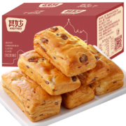 京东特价：其妙 红豆夹心手撕面包 整箱500g