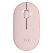 罗技（Logitech）Pebble鹅卵石 鼠标 无线蓝牙鼠标 办公鼠标 轻音鼠标 女性鼠标 便携鼠标 对称鼠标 玫瑰粉