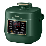 美的（Midea）轻享系列 复古智能电压力锅2.5L家用多功能不粘内胆高压快煮智能预约小高压锅S340 (1-3人食用)