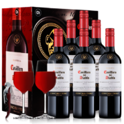 智利进口红酒Casillero del Diablo 干露红魔鬼红葡萄酒 卡本妮苏维翁/赤霞珠整箱装 750ml*6支