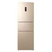 PLUS会员：Ronshen 容声 BCD-253WD16NPA 风冷三门冰箱 253L 璀璨金