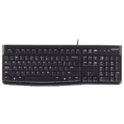 罗技（Logitech） K120有线键盘 USB口电脑笔记本商务办公键盘 全尺寸键盘 K120黑色