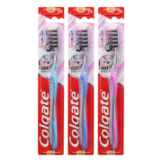 需抢券：高露洁（Colgate）超洁纤柔备长炭软毛成人牙刷 3支