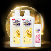 88VIP会员，CLEAR 清扬 去屑头皮护理洗发露（500*2+100g）*2件