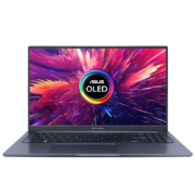 华硕无畏Pro15 2.8K OLED高性能轻薄游戏笔记本电脑(R7-5800H 16G 512G 100%DCI-P3高色域600尼特120Hz)蓝