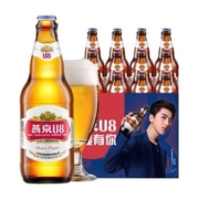 21日0点，88vip：燕京啤酒 U8优爽小度特酿500ml*12瓶装啤酒500ml整箱特价*2件