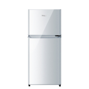 （Haier）海尔冰箱小型二门双开门迷你小冰箱风冷无霜/节能直冷家用租房家电超薄三开门省电冰箱 118升双门小型直冷节能冰箱BCD-118TMPA