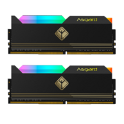 阿斯加特（Asgard）32GB(16Gx2)套装 DDR5 4800 台式机内存条 阿萨战士系列-炫酷黑甲RGB灯条