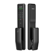 飞利浦（PHILIPS）Alpha指纹锁智能全自动电子门锁家居防盗门密码锁 曜石黑