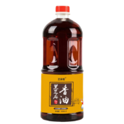 芝麻妞 小磨香油芝麻油无添加月子食用油凉拌菜家用香油 1000ml黑芝麻油