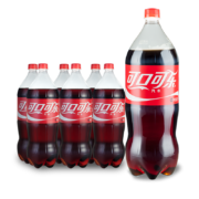 可口可乐 Coca-Cola 汽水 碳酸饮料 2L*6瓶 整箱装 可口可乐出品 新老包装随机发货