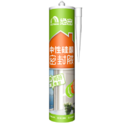 雨虹防水 中性硅酮防霉玻璃胶 防霉密封胶 通用型防水胶厨卫美容胶填缝收边胶 【干区通用-经济款】WS99 白色300ml
