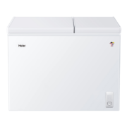 海尔（Haier） 210升 大冷冻小冷藏家用商用二合一冷柜 双箱双温区冰柜卧式冰箱 FCD-210XDB