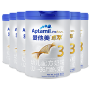 爱他美配方奶粉系列 卓萃3段900G*6罐