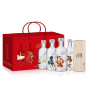 石花 有品酒 湖北特产42度纯粮酒 500ml*4瓶 整箱礼盒装