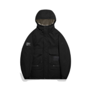 特步羽绒服男2022冬季新款保暖加厚棉服男装运动夹克连帽羽绒外套