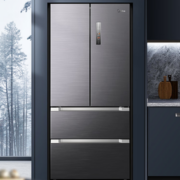 1日0点！Midea 美的 净味系列 BCD-528WFPZM(E) 风冷多门冰箱 528L 迷楼灰