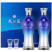 YangHe 洋河 蓝色经典 天之蓝 52度 浓香型白酒 480ml*2瓶礼盒装