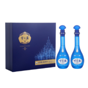 概率券：YANGHE 洋河 梦之蓝 蓝色经典 M6 45%vol 浓香型白酒 500ml*2瓶 礼盒装
