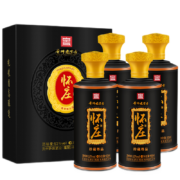 怀庄 珍藏尊品 酱香型白酒 53度 500ml*4瓶整箱装