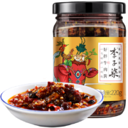 李子柒 香辣酱拌饭拌面香辣牛肉酱辣椒酱下饭 好拌牛肉酱 220g