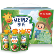 亨氏 (Heinz) 果泥 婴儿宝宝辅食果泥营养120g*14袋 礼盒装