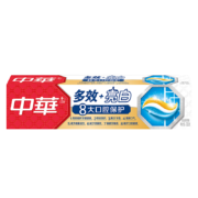中华牙膏 多效+亮白 清新薄荷130g 多效护理 强健牙釉质