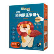 禾泱泱（Rivsea）宝宝零食 稻鸭原生米饼 婴幼儿米饼 藜麦味 非油炸 磨牙饼干 非磨牙棒 无添加糖盐 1盒装32g