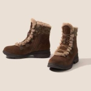 Clarks 其乐 Aveleigh Edge 女士复古加绒中筒靴雪地靴
