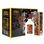 JINSHA 金沙 回沙酒 钻石五星 53°酱香型白酒 500ml*6瓶