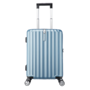 新秀丽（Samsonite）行李箱男女拉杆箱旅行箱飞机轮登机箱GU9*11001浅蓝色20英寸