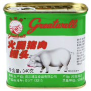 长城（Greatwall BRAND）午餐肉 小白猪罐头 火锅搭档340g