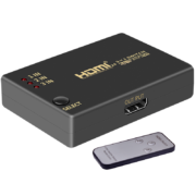 凯宠 HDMI切换器2.0 三进一出 3进1出 5进1出 4K60切屏器 电脑机顶盒电视显示器带遥控 3进1出带遥控