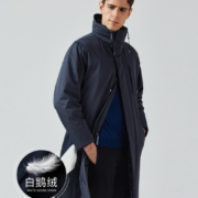 再降价： K-BOXING 劲霸男装 男士鹅绒羽绒服 VRCA4912L15