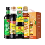 20点开始、88VIP：海天 简盐酱油 500ml+蚝油 520g+料酒 450ml+金标生抽 500ml 组合装*4件