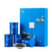 PLUS会员：八马茶业 安溪铁观音 清香型 乌龙茶  礼盒装168g(4罐) *2