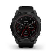 佳明（GARMIN）Fenix7X太阳能蓝宝石镜面DLC钛合金表圈碳黑色旗舰版户外运动手表