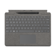 微软 Surface Pro 亮铂金特制版专业键盘盖+超薄触控笔2 适用Pro 8/Pro X Alcantara材质 磁性吸附接口