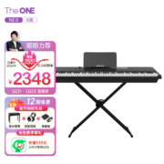 The ONE智能电钢琴 88键重锤数码电子钢琴 立式家用 儿童初学成人专业考级 蓝牙便携版NEX 黑色X架+官方标配