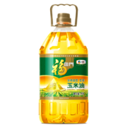 福临门 食用油 非转基因压榨一级黄金产地玉米胚芽油5L 中粮出品