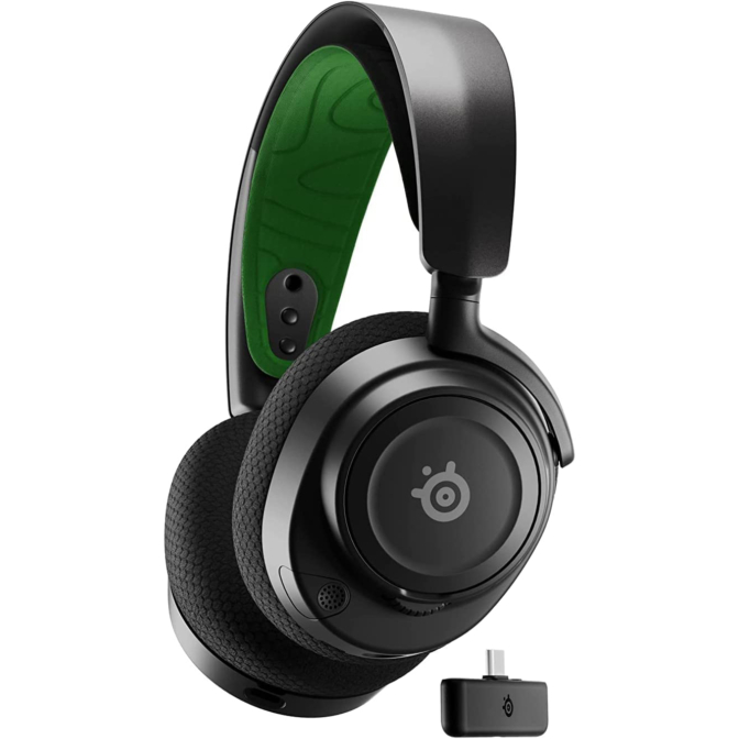SteelSeries Arctis Nova 7X-无线游戏耳机具有多系统兼容性 - 2.4 GHz 和蓝牙音频-38 小时电池续航时间 - ClearCast Gen 2 麦克风-Xbox Series X|S,PC,PS5,交换机