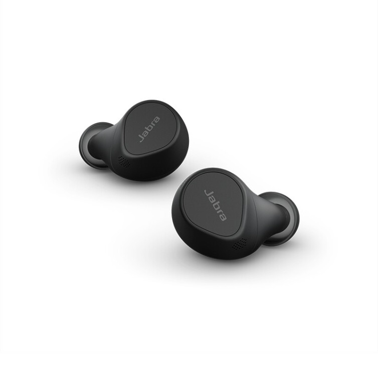 Jabra 捷波朗 Elite 7 Pro真无线主动降噪耳机7P骨传导通话耳机蓝牙5.2稳定闪连安卓苹果通用 75t升级版 钛黑色