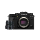 富士（FUJIFILM）X-T4/XT4 微单相机 套机（23mm F2定焦镜头) 2610万像素 五轴防抖 视频强化 续航增强 黑色