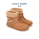 COZY STEPS【圣诞节礼物】可至女士2022秋冬新款时尚短靴羊皮毛一体雪地靴 椰壳棕 38