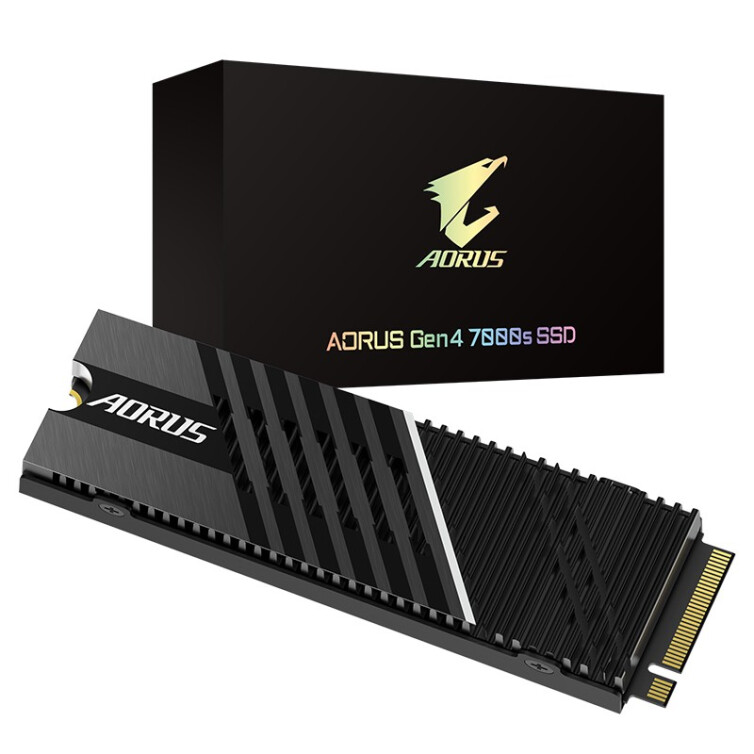 技嘉（GIGABYTE） AORUS钛雕1TB SSD固态硬盘GEN4 M.2接口 pcie4.0 游戏高性能(GP-AG70S1TB)