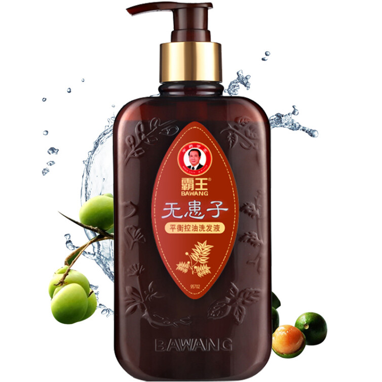 霸王无患子平衡控油洗发液750ml（水润舒爽 去屑洗发水 男女通用）