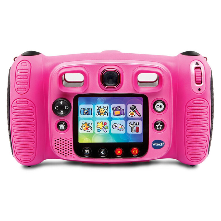 伟易达（vtech） 儿童玩具 启蒙玩具数码相机DUO 5.0 MP3播放器 带耳机 生日礼物 女孩版