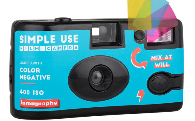 【创意之选】Lomography Simple use 易拍胶片相机 即开即用可重新上卷 35mm 彩色