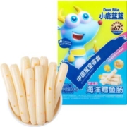 小鹿蓝蓝鳕鱼肠宝宝儿童零食肉肠火腿肠3岁以上_芝士味300g×1盒
