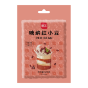 展艺 烘焙原料 糖纳红小豆 熟红小豆即食蜜豆甜品吐司面包馅料 500g